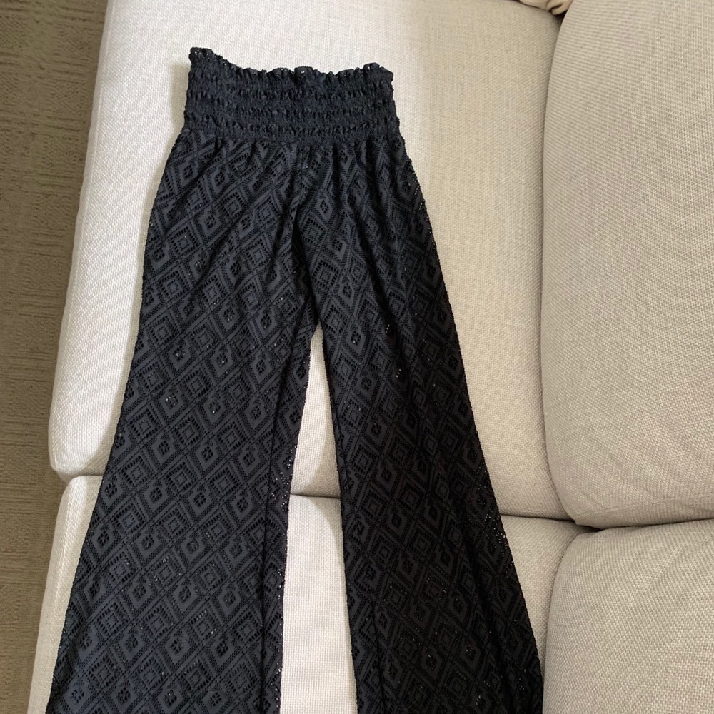 Never worn wide leg beach pant cover up